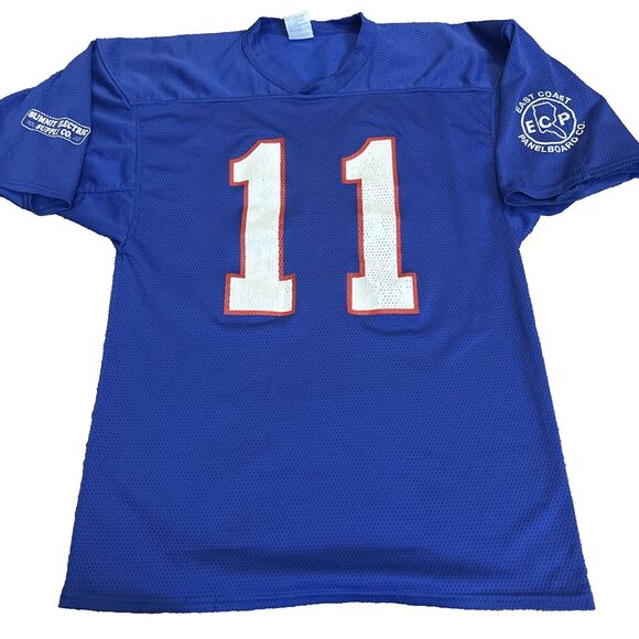 Vintage Blue Empire Sporting Good Jersey Made In USA Sz 46-48 (M-L) - Picture 1 of 8